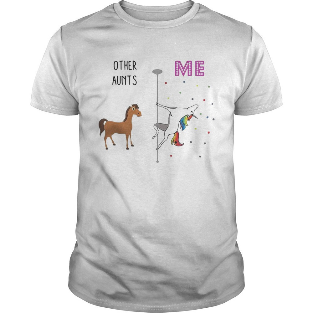 Other Aunts And Me Horse And Lgbt Unicorn Shirt